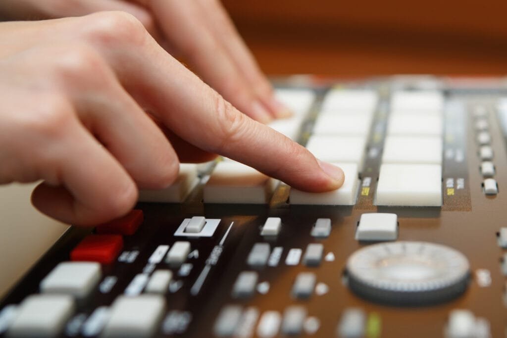 Beatmaker produciendo instrumentales