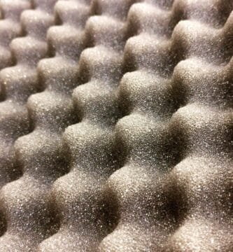 Material acústico para estudio de grabación
